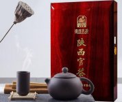 涇渭茯茶陜西黑茶茯磚金花伏茶禮盒裝1kg